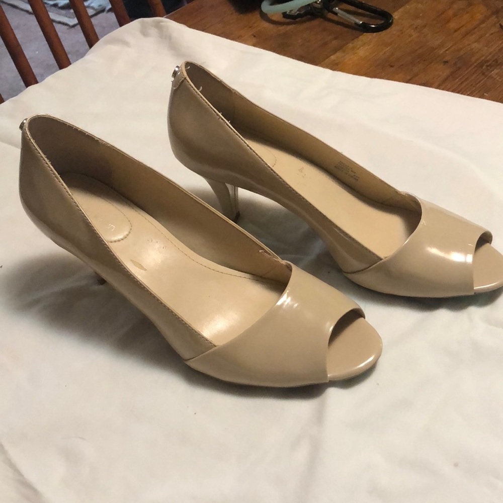 calvin klein nude heels